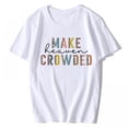 thumbnail image 1 of T-shirt for Women Christian T-Shirts Faith Shirt Jesus Shirt Religious Summer Short Sleeve Top White Large, 1 of 4