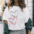 thumbnail image 1 of T-shirts For Women Summer Tee Shirt Female Tops Faith Love Hope Casual Short Sleeve Round Neck Tops T-shirts, 1 of 5