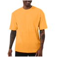 thumbnail image 1 of T-shirts for Men Loose Fit Casual Summer Tops Crew Neck Short Sleeve Tshirts Workout Sports Running Tee Shirt (4XL, Yellow #A), 1 of 6