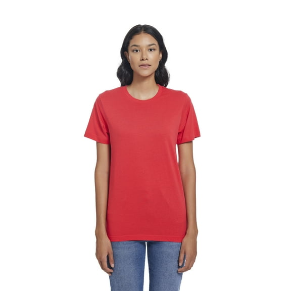 T-shirts for Women Ladies Shirts Crewneck Tee Adult Short Sleeve Unisex Fit Premium Jersey Tshirt 100% Cotton Undershirts S M L XL 2XL 3XL Blank Tee