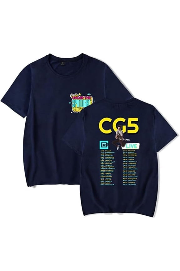 CG5 Under The Spotlight Tour T-Shirt Women Men Casual Crewneck Short Sleeve Fashion Tee