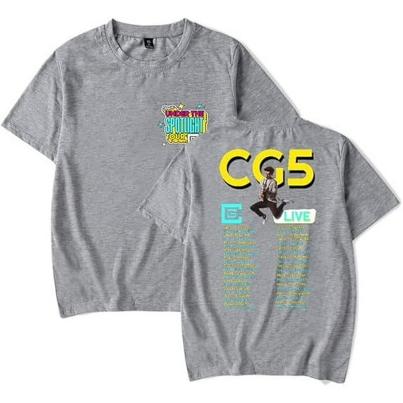 CG5 Under The Spotlight Tour T-Shirt Women Men Casual Crewneck Short Sleeve Fashion Tee