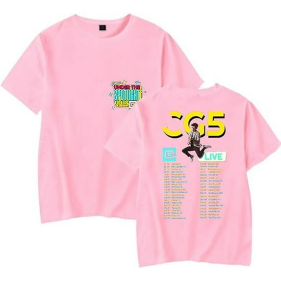 CG5 Under The Spotlight Tour T-Shirt Women Men Casual Crewneck Short Sleeve Fashion Tee