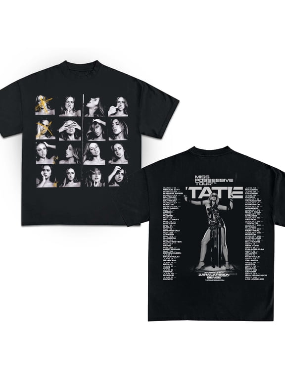 T@te Mcrae Miss Possessive World Tou Tee, Tate Mcrae Tour Merch