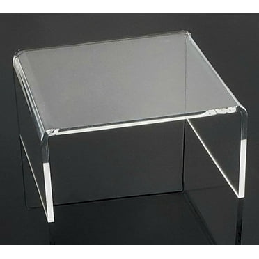 T'z Tagz 10x4x2 Clear Single Unit Acrylic Home Decor or Showcase Riser