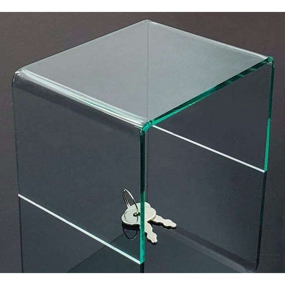 T'z Tagz 10x4x5.5 Glass Green Single Unit Acrylic Home Decor or Showcase Riser