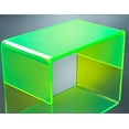 thumbnail image 1 of T'z Tagz 10x6x5 Neon Green Multi-Use Single Unit Acrylic Showcase Risers, 1 of 1