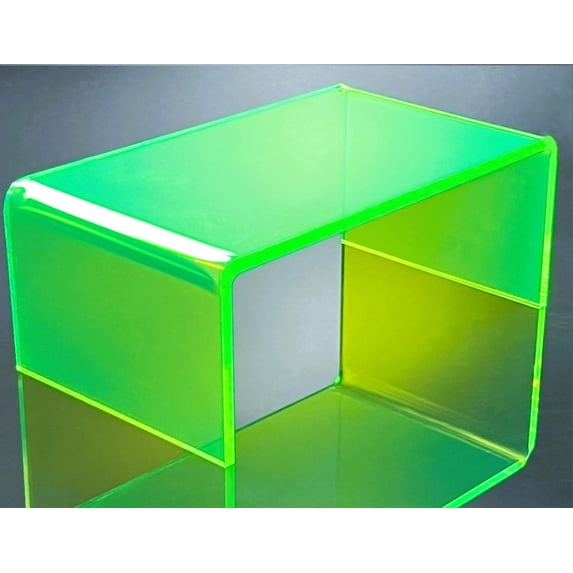 T'z Tagz 10x6x5 Neon Green Multi-Use Single Unit Acrylic Showcase Risers