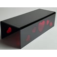 thumbnail image 1 of T'z Tagz 20x3x3 Unique Valentine Jewelry Riser Display Stand Black w/ Red Hearts, 1 of 6
