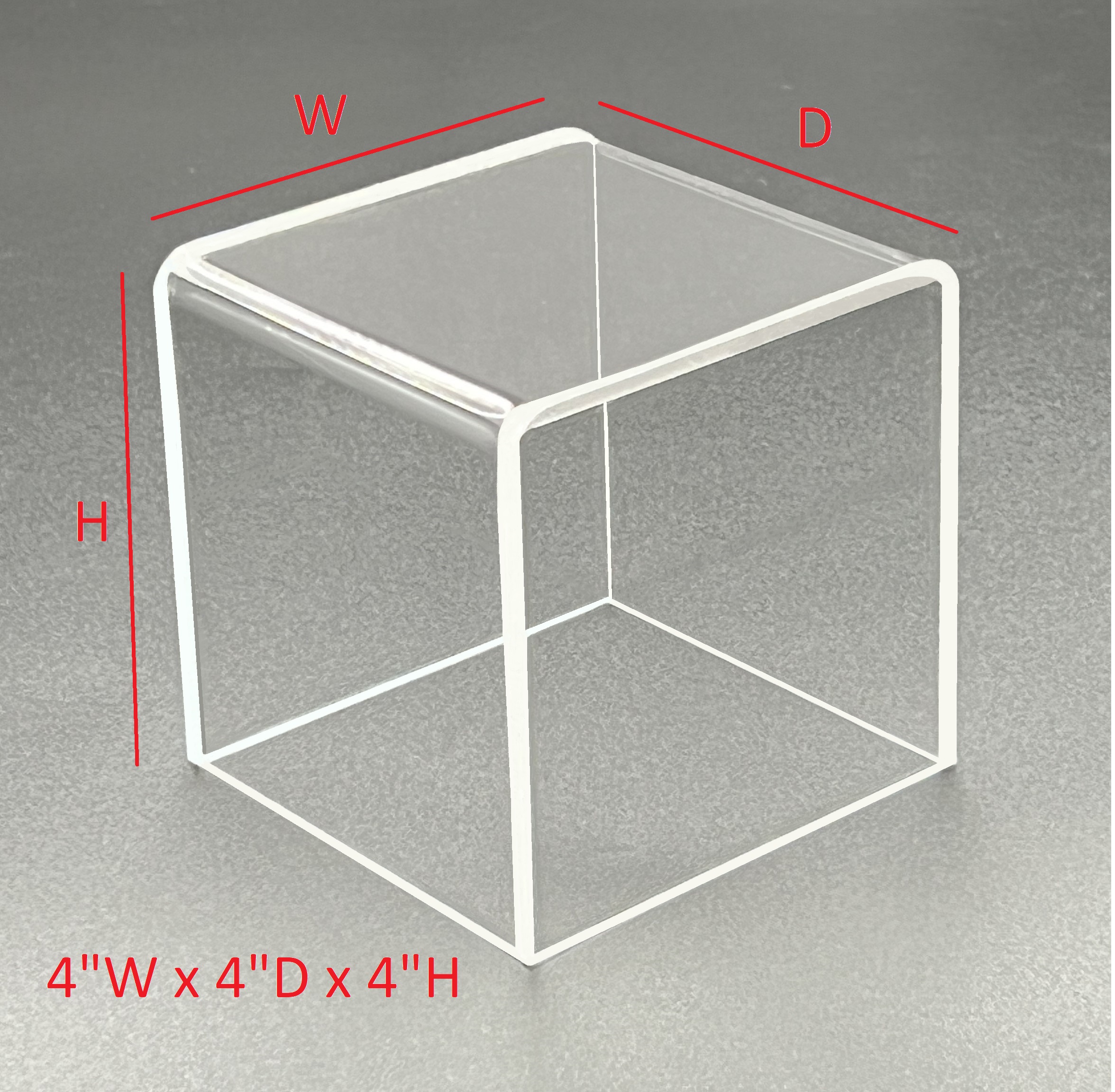 FINGERINSPIRE 4-laags Acryl Ansichtkaarten Display Standaard – Transparante Opbergrack Voor Wenskaarten, Stickers En Foto’s