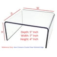 thumbnail image 1 of T'z Tagz 5x7x.4 Inch Crystal Clear Acrylic Riser Display Stand New 2 Pack, 1 of 9