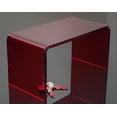 thumbnail image 1 of T'z Tagz 9x5x3.5 Dark Red Single Unit Acrylic Home Decor or Showcase Riser, 1 of 1