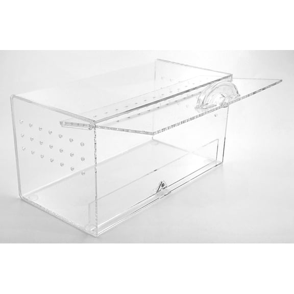 T'z Tagz Clear Acrylic Pet Habitat Stackable Showcase Breeder Box Insect Reptile