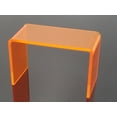 thumbnail image 1 of T'z Tagz Rare Single Unit 10x3x5.5 Small Acrylic Riser Display Holder Neon Orange, 1 of 1