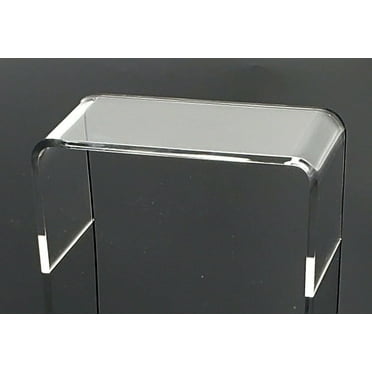 T'z Tagz Rare Single Unit 10x3x6 Small Acrylic Riser Display Holders (Clear)