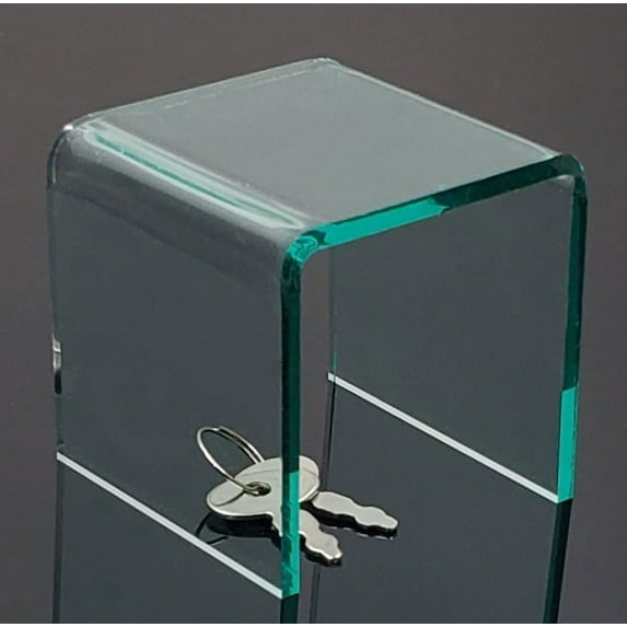 T'z Tagz Rare Single Unit 2x2x2 Small Acrylic Riser Display Holders (OG Green)