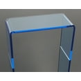 thumbnail image 1 of T'z Tagz Rare Single Unit 5x3x4 Small Acrylic Riser Display Holder (Neon Blue), 1 of 1