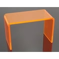 thumbnail image 1 of T'z Tagz Rare Single Unit 9x2x2 Small Acrylic Riser Display Holder Neon Orange, 1 of 1