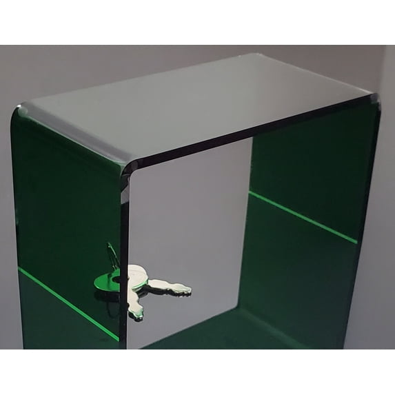 T'z Tagz Rare Single Unit 9x3x1.5 Small Acrylic Riser Display Holder D. T. Green