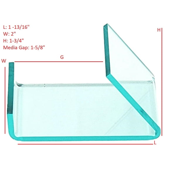 T'z Tagz Transparent Green Small Multipurpose Display Easel Cell Phone Stand 6PK