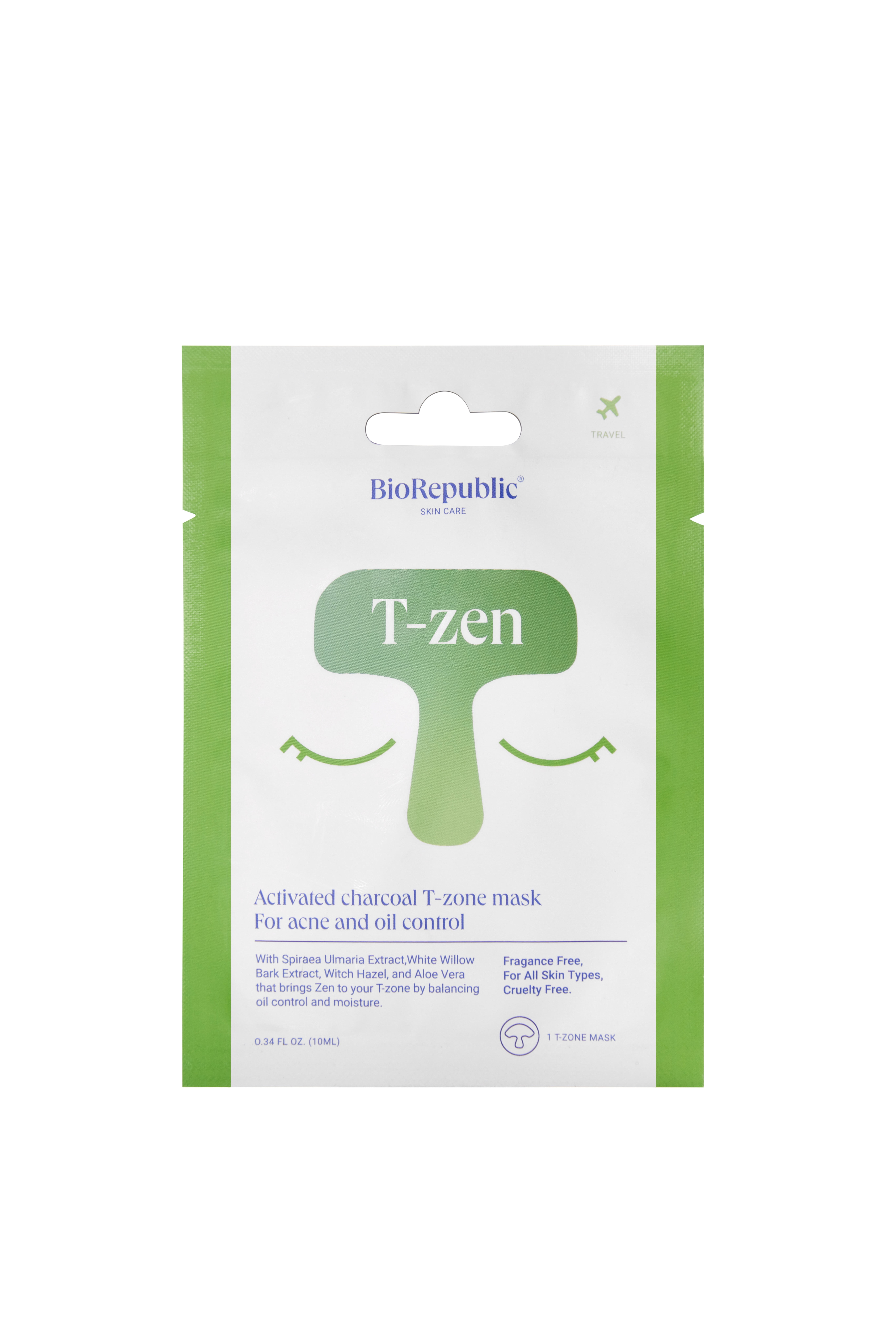 T-zen Activated Charcoal T-zone Mask