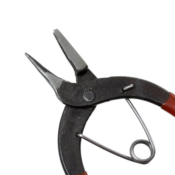 T008 - Concave Convex Pliers for Link Connectors - Stainless Steel - 12.5 cm (4 7/8 in)