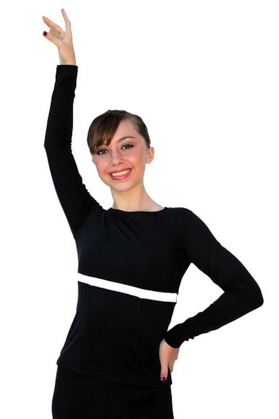 T01 Boat Neck Longsleeve Fitted Top