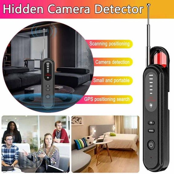 T01 Hidden Camera Detector Anti Spy Bug GPS Tracker Finder Scanner Device Hotel Car