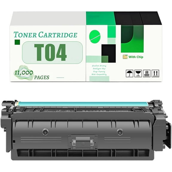 T04BK T04C T04M T04Y T04 T04L Compatible Toner Cartridges, Work for Canon ImageRUNNER Advance C475iF DX C477iF C477iFZ C478iF C478iFZ C568iF C568iFZ Printers, 11,000 Pages