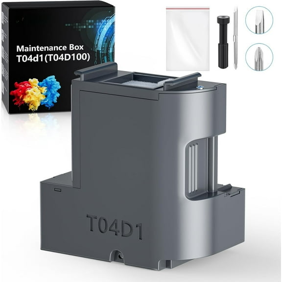 BF T04D1 Maintenance Box Compatible for ET-15000 ET-3760 ET-4750 ET-3750 ET-4760, T04D100 Ink Maintenance Box T04D1 for ET-3850 ET-4850 ET-3710 ET-5150 ET-3830 ET-M1000, TO4D1/T04D100/04D1/EWMB2