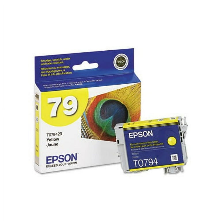 T079420 (79) Claria High-Yield Ink, 810 Page-Yield, Yellow T079420 (79) Claria High-Yield Ink, 810 Page-Yield, Yellow