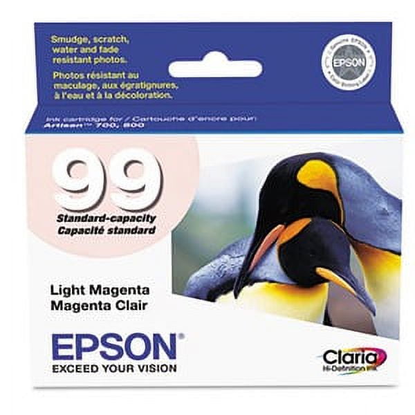 T099620-S (99) Claria Ink, 450 Page-Yield, Light Magenta T099620-S (99) Claria Ink, 450 Page-Yield, Light Magenta