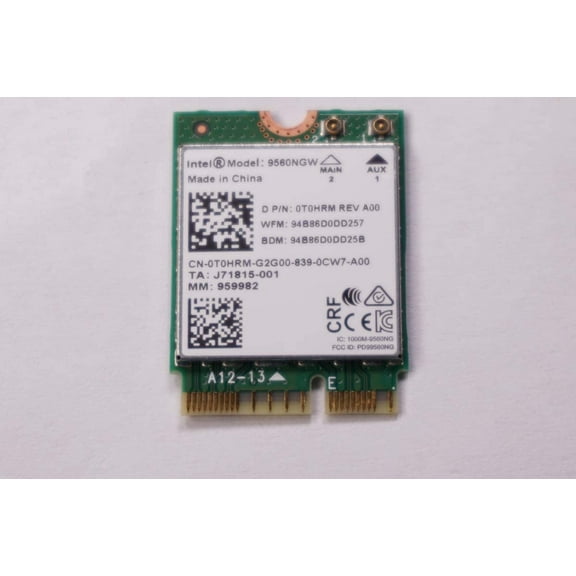 T0HRM Dell Wireless Card I7588-7378BLK-PUS I7588-7385BLK-PUS