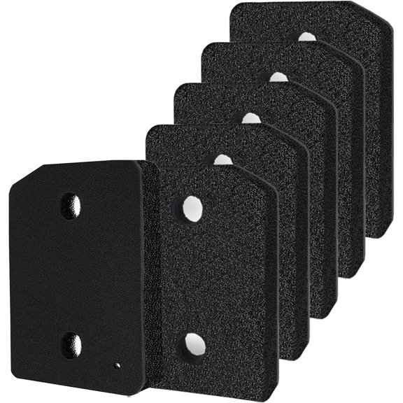 T1 Dryer Plinth Filter for Miele T1 Heat Pump Tumble Dryer [9164761] Toe-Kick Lint Foam Replacement Filter, 6 Pack