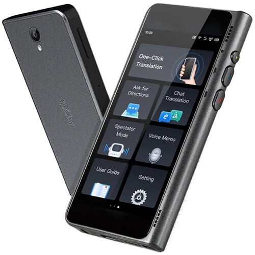 T1 Language Translator Device with 2-Year Global Data eSIM, Offline Translation Packs, Real-Time Two-Way Voice Translation, Photo Translation, 4” HD Touchscreen, Travel & Business Use