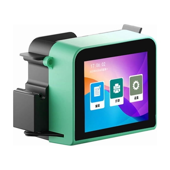 T1 Mini Hand Held Expiry Date Portable Handheld Coding Machine Tij Thermal Inkjet Printer Dark Green