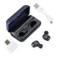 thumbnail image 1 of T1 Pro 2600mAh High Capacity Charging Bin Wireless Bluetooth Headset HiFi Frosted Blue, 1 of 8
