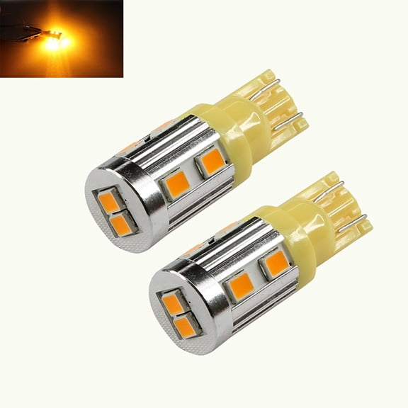 T10/192 2538 Chip Yellow High Power LED Reverse Backup Interior Light Bulbs (T10, Yellow)