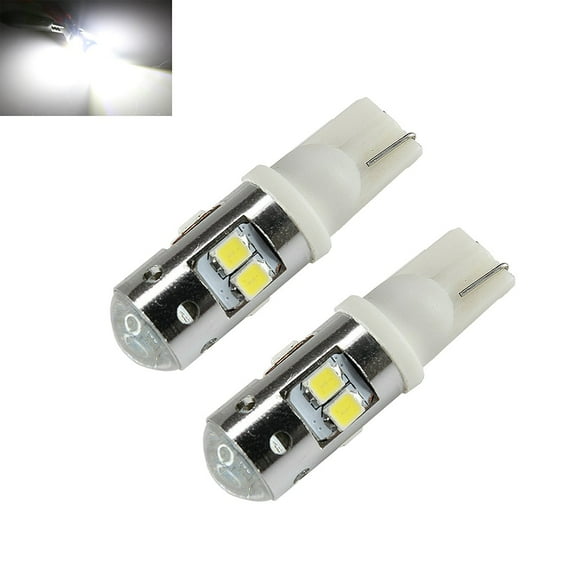 T10/192 35 Watts High Power Chip LED Backup Reverse/Interior Light Bulbs Projector (T10, White)