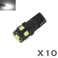 thumbnail image 1 of T10/192 High Power 2835 Chip 6000K White Interior/License Plate SMD LED Light Bulbs (T10, White), 1 of 5