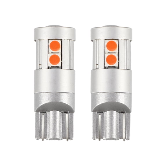 T10 194 168 W5W 2825 3030 9SMD Car Interior Backup Lights LED Bulbs Aluminum Alloy Red Light 2 Pcs