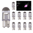 thumbnail image 1 of T10 194 LED Light Bulb Pink 168 2825 W5W T10 Wedge COB Bulbs Error Free for Car Dome Map Door Courtesy License Plate (Pack of 10 ), 1 of 5
