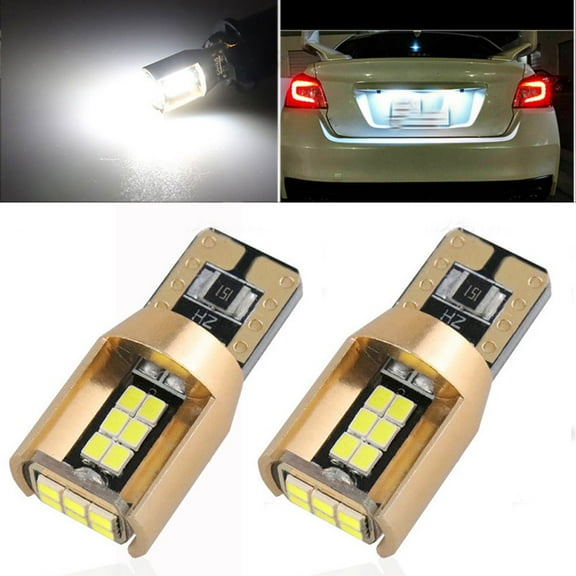 T10 2016 LED License Plate Light Dome Map Bulbs 6000K White194 LED Bulbs
