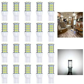 T10 921 194 168 175 LED Bulbs White 20-Packs,Super Bright 3014 42-SMD LED Replacement 12 Volt RV Camper Trailer Boat Trunk Interior Dome Map License Lights,Backup Reverse Lights