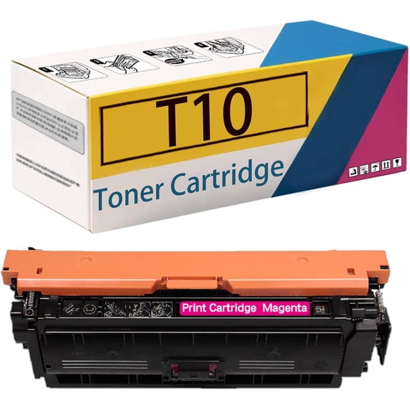 T10 T10L Toner Cartridges Compatible Replacement for Canon ImageCLASS X LBP1538C MF1538C I-SENSYS C1533P ImageRUNNER C1533iF Printers, High Yield 6,000 Pages Magenta