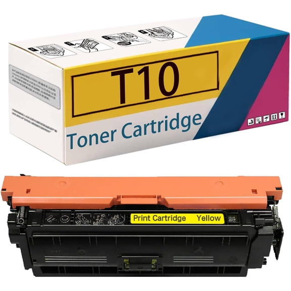 T10 T10L Toner Cartridges Compatible Replacement for Canon ImageCLASS X LBP1538C MF1538C I-SENSYS C1533P ImageRUNNER C1533iF Printers, High Yield 6,000 Pages Yellow