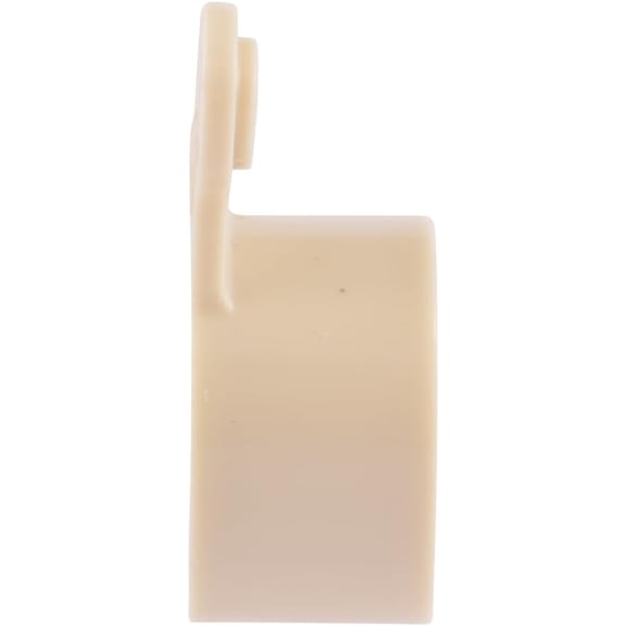 T10 U Clips Holder Bracket for LED Light Bulb Mounting Bracket Support Stainless Steel Fluorescent Tube Holder Screw Pipe Clamps Spring Holder Tool Clips, White Pack of 10