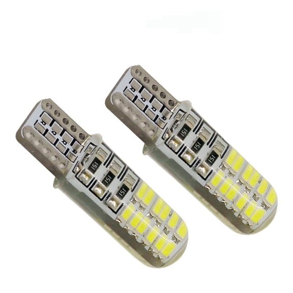 T10 W5W  24 SMD 3014 LED Car Reading Light 12V Car LED Light Bulbs 2pcs