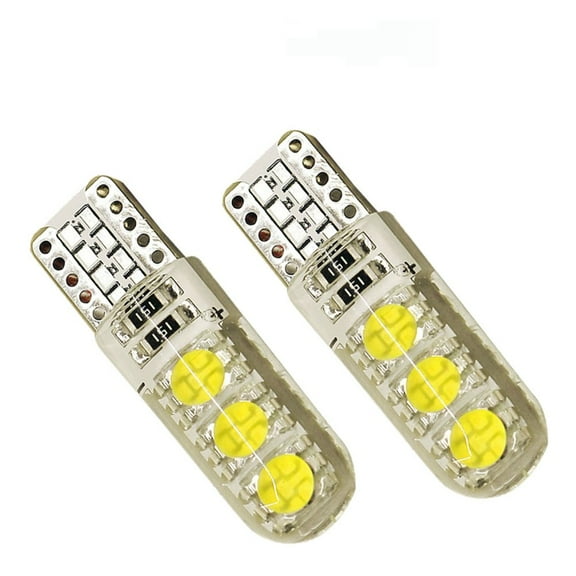 T10 W5W 5050 6SMD HP Â Car Side Wedge Licence Plate Light Reading led Lamp White LED Light Lamp Side Marker Bulbs 2pcs