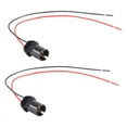thumbnail image 1 of T10 W5W Auto Light Bulb Socket Lamp Holder Connector Extension x 2,2 x Car Light Socket,Black, Red, 1 of 8